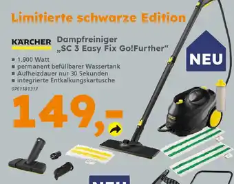 Globus Baumarkt KÄRCHER Dampfreiniger ,,SC 3 Easy Fix Go! Further❝ Angebot