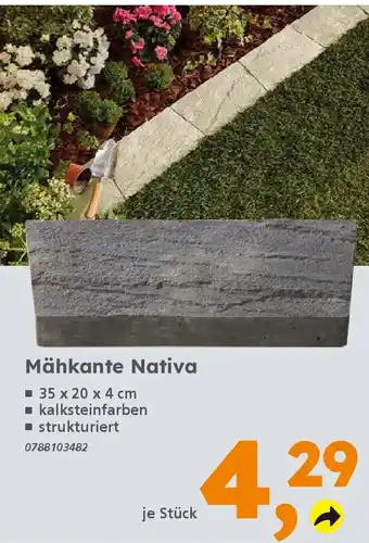 Globus Baumarkt Mähkante Nativa Angebot