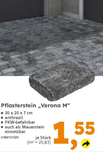 Globus Baumarkt Pflasterstein „Verona M❝ Angebot