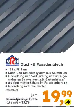 Globus Baumarkt SAREI Dach-& Fassdenblech Angebot