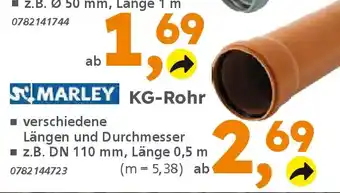 Globus Baumarkt MARLEY KG-Rohr Angebot