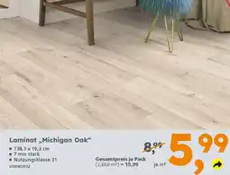 Globus Baumarkt Laminat,,Michigan Oak" Angebot