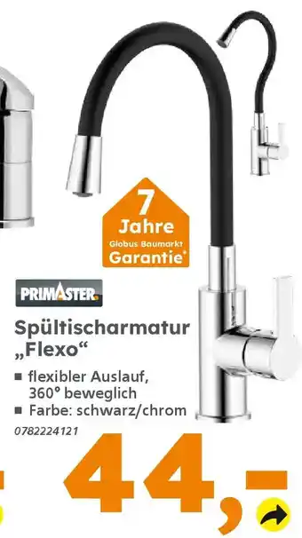 Globus Baumarkt PRIMASTER Spültischarmatur ,,Flexo❝ Angebot