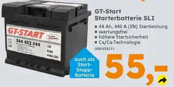 Globus Baumarkt GT-Start Starterbatterie SLI Angebot