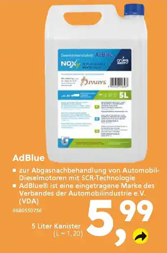 Globus Baumarkt AdBlue Angebot