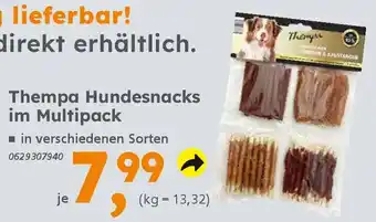 Globus Baumarkt Thempa Hundesnacks im Multipack Angebot