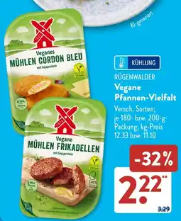 Aldi Süd RÜGENWALDER Vegane Pfannen-Vielfalt Angebot