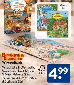 Aldi Süd Benjamin Blümchen Wimmelbuch Angebot