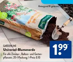 Aldi Süd GARDENLINE Universal-Blumenerde Angebot