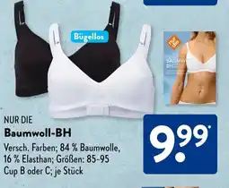 Aldi Süd NUR DIE Baumwoll-BH Angebot