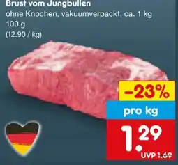 Netto Marken-Discount Brust vom Jungbullen Angebot