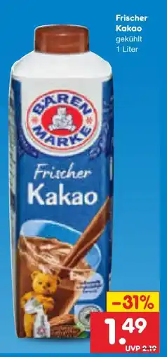 Netto Marken-Discount Bärenmarke Frischer Kakao Angebot
