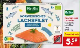 Netto Marken-Discount BioBio Bio Norwegisches Lachsfilet Angebot