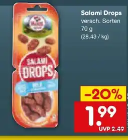 Netto Marken-Discount Handl Tyrol Salami Drops Angebot