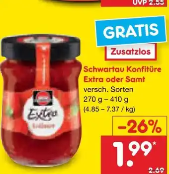 Netto Marken-Discount Schwartau Konfitüre Extra Angebot