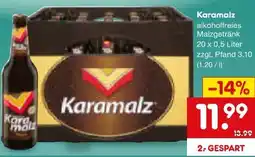 Netto Marken-Discount Karamalz Alkoholfreies Malzgetränk Angebot