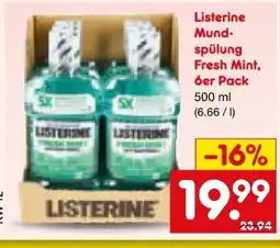 Netto Marken-Discount Listerine Mundspülung Mint Fresh Angebot