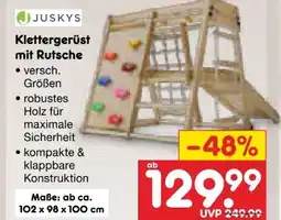 Netto Marken-Discount Juskys Klettergerüst Angebot