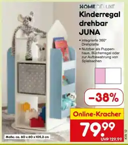 Netto Marken-Discount Home Deluxe Kinderregal drehbar JUNA Angebot
