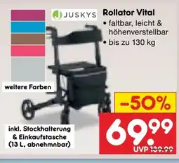 Netto Marken-Discount Juskys Aluminium Rollator Vital Angebot