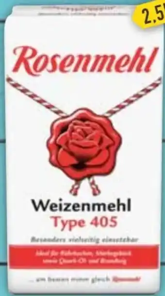 E-Center Rosenmehl Weizenmehl Angebot