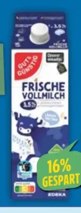 E-Center Gut & Günstig Vollmilch Angebot