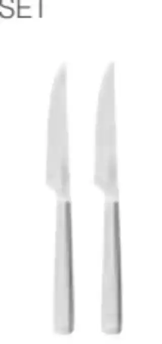 Edeka Smeg Steakmesser 2-Tlg Angebot