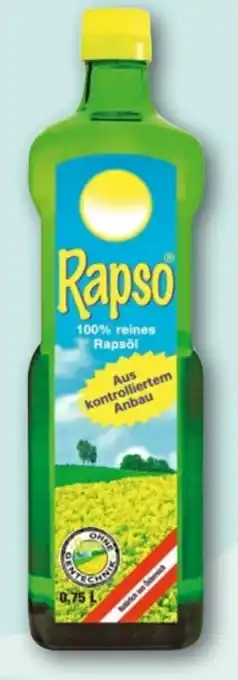 nahkauf Rapso 100% Reines Rapsöl Angebot