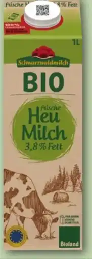 REWE Center Schwarzwaldmilch Bio Frische Heumilch Angebot