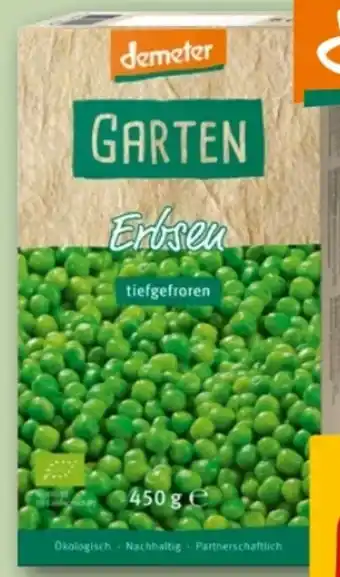 REWE Center Garten Bio Erbsen Angebot