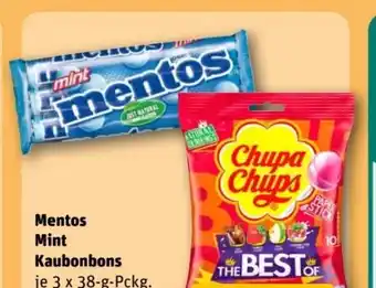 REWE Center Mentos Mint Kaubonbons Angebot