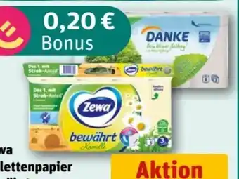 REWE Center Zewa Toilettenpapier Bewährt Angebot