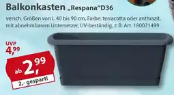 Sonderpreis Baumarkt Balkonkasten „Respana"D36 Angebot