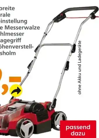 Globus Baumarkt Einhell Akku-Vertikutierer-Lüfter GE-SC 36/35 Li Solo Angebot