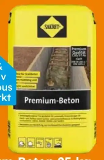 Globus Baumarkt Sakret Premium Beton Angebot