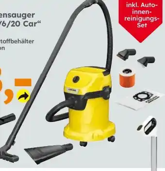 Globus Baumarkt Kärcher Nass-Trockensauger WD 3V-17/6/20 Car Angebot