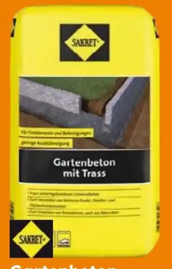 Globus Baumarkt Sakret Gartenbeton Angebot