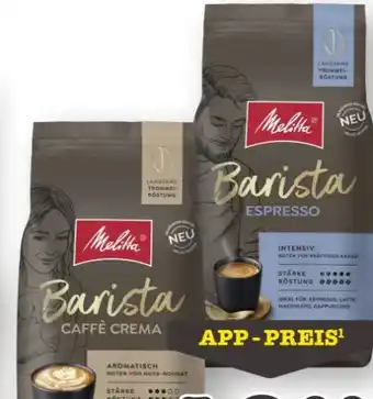 Scheck-in-Center Melitta Barista Caffè Crema Angebot
