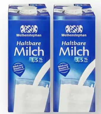 Scheck-in-Center Weihenstephan Haltbare Milch Angebot