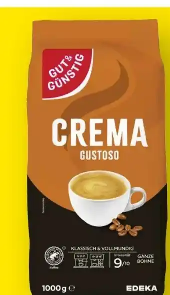 Scheck-in-Center Gut & Günstig Caffè Crema Gustoso Angebot