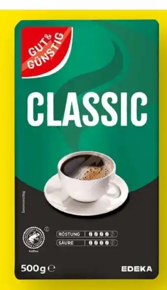 Scheck-in-Center Gut & Günstig Kaffee Classic Angebot