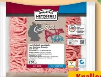REWE Center Metzgerei Wilhelm Brandenburg Hackfleisch gemischt Angebot