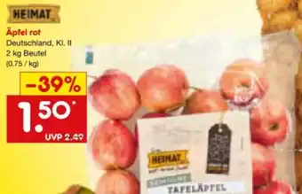 Netto Marken-Discount Heimat Äpfel Angebot