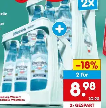 Netto Marken-Discount Rheinfels Quelle Mineralwasser natürliches Angebot