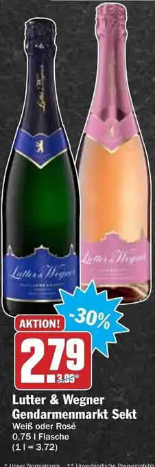 HIT Ullrich Lutter & Wegner Gendarmenmarkt Sekt 0,75L Angebot