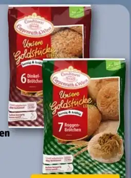 REWE Coppenrath & Wiese Unsere Goldstücke 6 Dinkelbrötchen Angebot