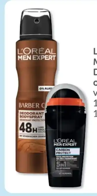 Budni L'Oréal Paris Men Expert Deo-Spray Angebot