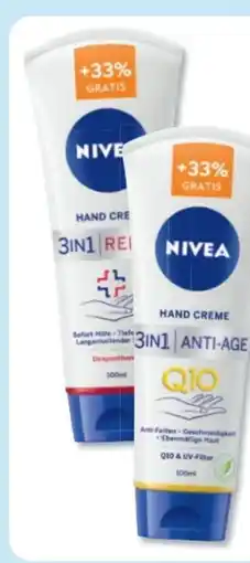 Budni Nivea 3in1 Handcreme Angebot