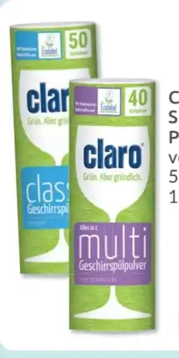 Budni Claro Spülmaschinen-Pulver Angebot