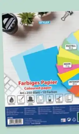 Budni Stylex Farbiges Kopierpapier DIN A4 Angebot